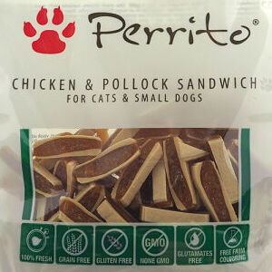 Pochúťka Perrito Chicken & Pollock sandwich 100g 5