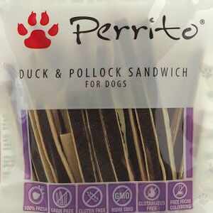 Pochúťka Perrito Duck & Pollock sandwich 100g 5