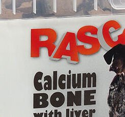 Pochutka Rasco kost kalciova s pecenou 2,5cm 550g 5