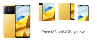 Poco M5, 4/64GB, žltá 1