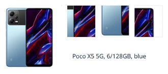 Poco X5 5G, 6/128GB, modrá 1