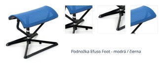 Podnožka Efuso Foot - modrá / čierna 1
