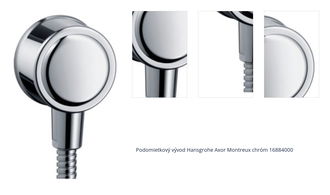 Podomietkový vývod Hansgrohe Axor Montreux chróm 16884000 1