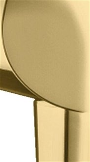 Podomietkový vývod Hansgrohe FixFit na stenu leštený vzhľad zlata 27454990 5