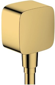 Podomietkový vývod Hansgrohe FixFit so spätným ventilom leštený vzhľad zlata 26457990