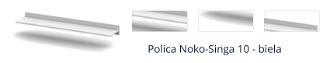 Polica Noko-Singa 10 - biela 1