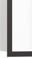 Polička Hansgrohe XtraStoris Individual s rámom vo farebnom prevedení kartáčovaný čierny chróm 56096340 8