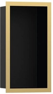 Polička Hansgrohe XtraStoris Individual s rámom vo farebnom prevedení lešteného zlata 56095990