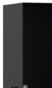 Polička Hansgrohe XtraStoris Rock s dvierkami vo farbe matná čierna 56082670 6