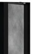 Polička Hansgrohe XtraStoris Rock s dvierkami vo farbe matná čierna 56082670 7