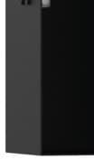 Polička Hansgrohe XtraStoris Rock s dvierkami vo farbe matná čierna 56082670 8