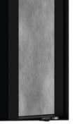 Polička Hansgrohe XtraStoris Rock s dvierkami vo farbe matná čierna 56082670 9