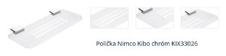 Polička Nimco Kibo chróm KIX33026 1
