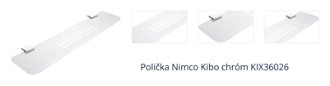 Polička Nimco Kibo chróm KIX36026 1