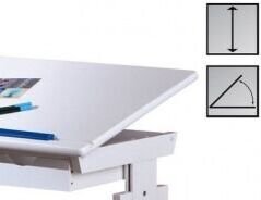Polohovateľný písací stôl Baru, menitelná farba záražky% 7