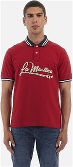 Polokošeľa La Martina Man Polo S/S Cotton Jersey Červená L
