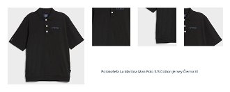 Polokošeľa La Martina Man Polo S/S Cotton Jersey Čierna Xl 1