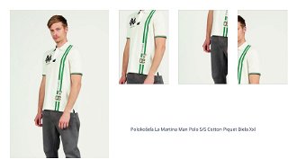 Polokošeľa La Martina Man Polo S/S Cotton Piquet Biela Xxl 1