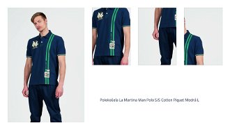 Polokošeľa La Martina Man Polo S/S Cotton Piquet Modrá L 1