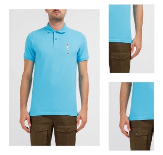 Polokošeľa Manuel Ritz Polo Shirt Modrá S 3