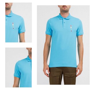 Polokošeľa Manuel Ritz Polo Shirt Modrá S 4