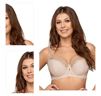 Polovystužená podprsenka Ava Lingerie 1030 Novato Béžová 100B 4