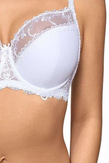 Polovystužená podprsenka Ava Lingerie 1030 Novato Biela 65G 9