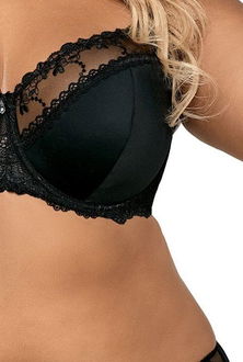 Polovystužená podprsenka Ava Lingerie 1030 Novato Čierna 100B 9