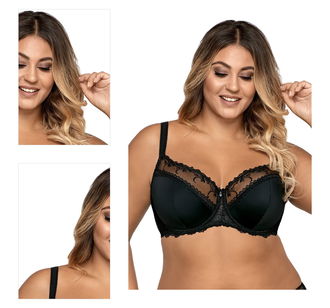 Polovystužená podprsenka Ava Lingerie 1030 Novato Čierna 75E 4