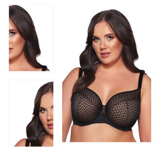 Polovystužená podprsenka Ava Lingerie Innessa Čierna 100G 4