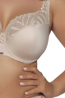 Polovystužená podprsenka Ava Lingerie 2105 Béžová 100B 9