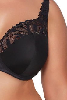 Polovystužená podprsenka Ava Lingerie 2105 Čierna 105F 9