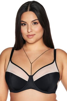 Polovystužená podprsenka Ava Lingerie 2135 Viva Čierna 105B 2