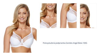 Polovystužená podprsenka Gorteks Angel/B3 Biela 100G 1