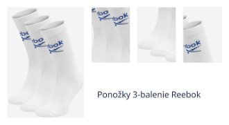 Ponožky 3-balenie Reebok 1