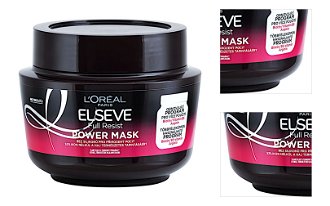 Posilňujúca maska pre vlasy so sklonom k padaniu Loréal Elseve Full Resist Power Mask - 300 ml - L’Oréal Paris + DARČEK ZADARMO 3