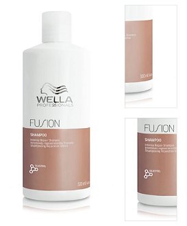Posilňujúci regeneračný šampón pre poškodené vlasy Wella Professionals Fusion Shampoo - 500 ml (99350107482) + darček zadarmo 3