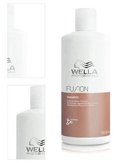 Posilňujúci regeneračný šampón pre poškodené vlasy Wella Professionals Fusion Shampoo - 500 ml (99350107482) + darček zadarmo 4
