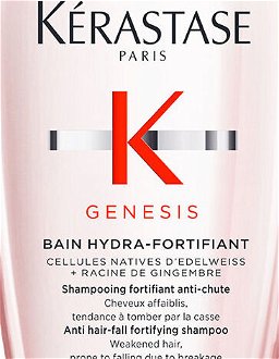 Posilňujúci šampón pre vlasy so sklonom k padaniu Kérastase Genesis Bain Hydra-Fortifiant - 250 ml + DARČEK ZADARMO 5