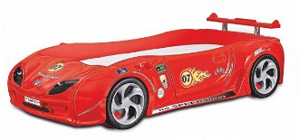 Posteľ auto 90x190 grand prix - červená