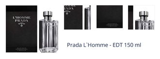 Prada L`Homme - EDT 150 ml 1