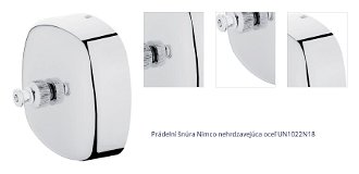 Prádelní šnúra Nimco nehrdzavejúca oceľ UN1022N18 1