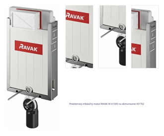Predstenový inštalačný modul RAVAK W II/1000 na obmurovanie X01702 1