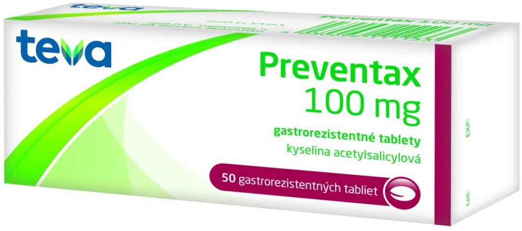Preventax 100 mg, 50 tabliet