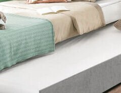 Prídavné výsuvné lôžko pod posteľ Joker, biele/šedý beton% 5