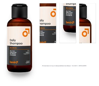 Prírodný šampón na vlasy pre denné použitie Beviro Daily Shampoo - 100 ml (BV316) + darček zadarmo 1