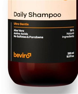 Prírodný šampón na vlasy pre denné použitie Beviro Daily Shampoo - 250 ml (BV310) + darček zadarmo 8