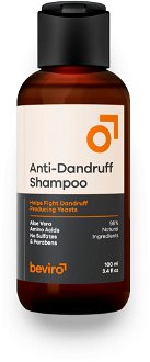 Prírodný šampón pre mužov proti lupinám Beviro Anti-Dandruff Shampoo - 100 ml (BV318) + DARČEK ZADARMO 2