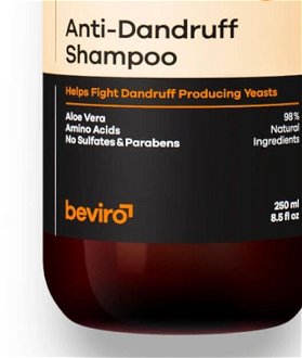 Prírodný šampón pre mužov proti lupinám Beviro Anti-Dandruff Shampoo - 250 ml (BV314) + darček zadarmo 8