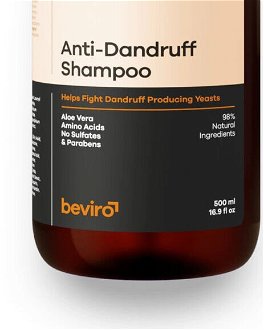 Prírodný šampón pre mužov proti lupinám Beviro Anti-Dandruff Shampoo - 500 ml (BV319) + darček zadarmo 8